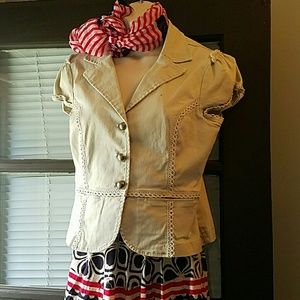 3 piece Long Skirt Jacket, and scarf,